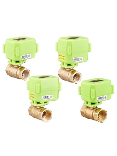 Vanne motorisée 1-1/4 pouce DC 24V en laiton pour régulation d'eau