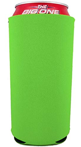 Blank Neoprene 24 oz. Can Coolie (1, Neon Green)