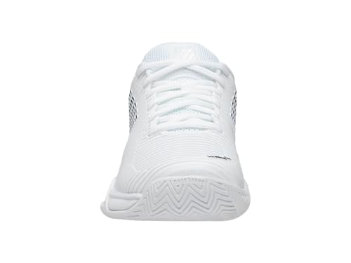 K-Swiss Women's Hypercourt Express 2 Tennis Shoe - Wide Width Pickleball Sneakers White/Black - Thumbnail 3