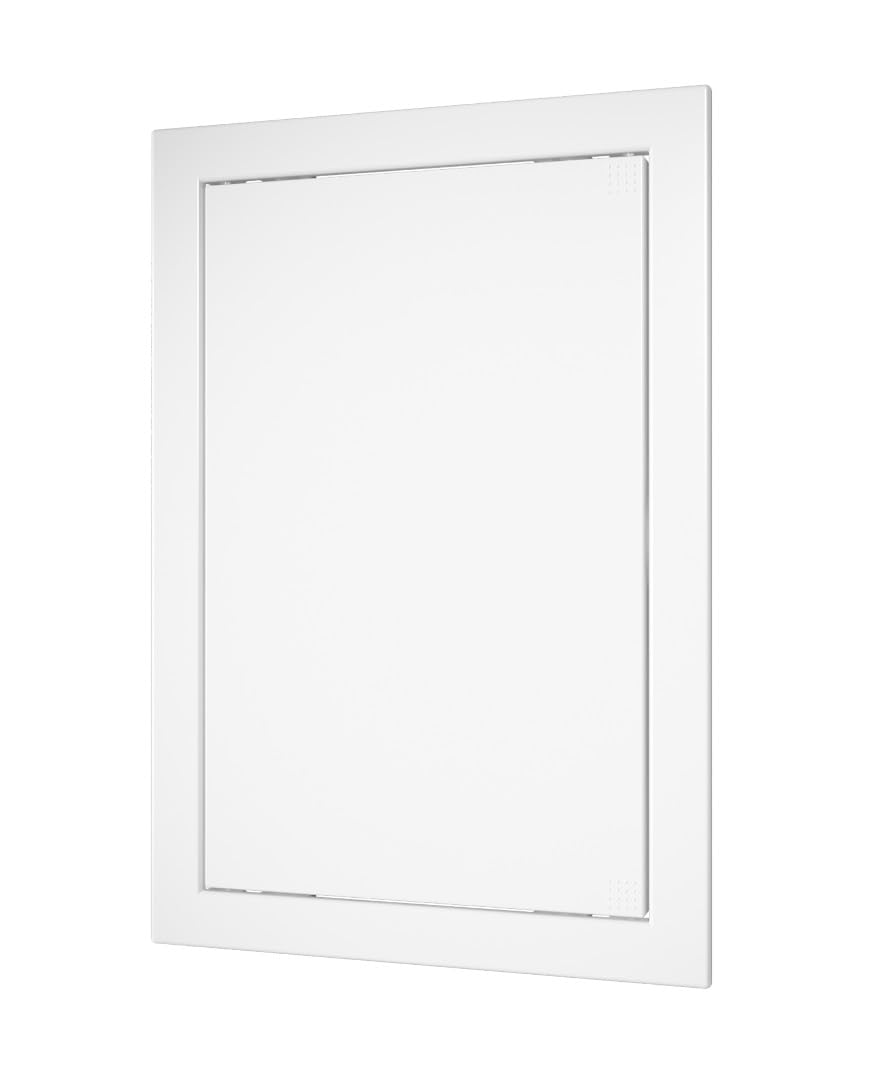 Prostko Ltd White Plastic Access Panel - Inspection Hatch Revision Door - Service Point. (300Mm X 400Mm)
