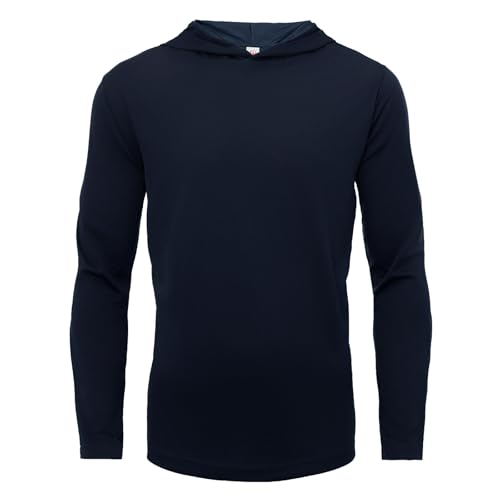 LeeHanTon Men UPF 50+ Sun Protection Hoodie Long Sleeve T Shirts Pack Quick Dry Shirt for Athletic Running Activewear Workout2