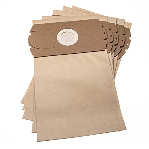 vhbw 5x Sacs compatible avec Curtiss SE 7420, TG20 aspirateur - 31,5cm x 18cm marron