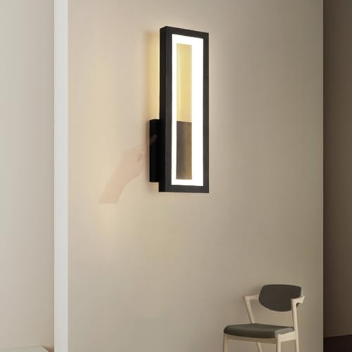 Lámpara de pared LED con interruptor táctil y difusor acrílico antideslumbrante