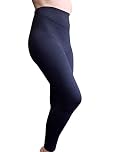 Bioflect® Compression Leggings with Bio Ceramic Micro-Massage Knit- for Support and Comfort - Black S/M, Black, Small/Medium