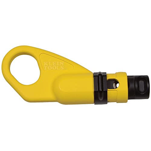 Klein Tools VDV110-061 Radial Cable Stripper, Coaxial Cable Stripper,Yellow/Black #1