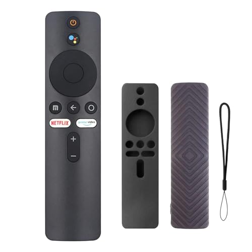 Image of smashtronics Remote Control for MI Tv Original with Voice Control and Bluetooth Smart Remote for Mi Tv - Comes with Silicon Case