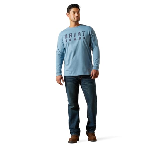Image of ARIAT Men's Rebar Cotton Strong Logo Short Sleeve T-Shirt