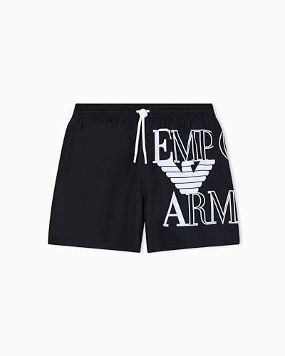 EMPORIO ARMANI Bóxer con Logotipo para Hombre, Color Negro, Talla XL