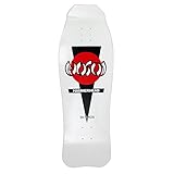 Hosoi Skateboards Double Kick Hammerhead Skateboard-Deck, Weiß, 10,5 x 79 cm
