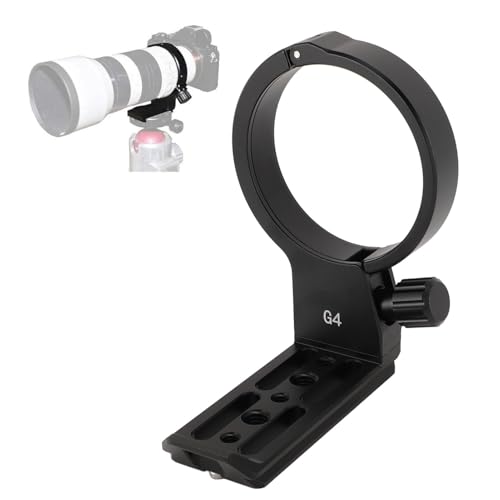 Lens Collar Replacement Foot Tripod Mount Ring, Lens Collar Stand Base with 1/4 3/8 Inch Screw Hole, Arca Type QR Plate Tripod Collar for FE 70-200mm f/4 G OSS Lens