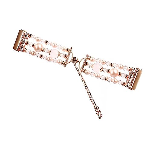 Correa ajustable de ágata para reloj inteligente pulsera recambio de cristal