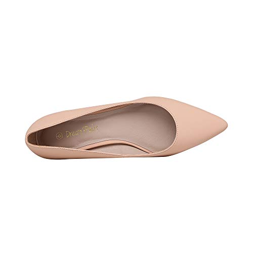 Image of DREAM PAIRS Women's Chunky Low Block Heels | 2 inch Chunky Block Heel, Closed Toe, Comfort Latex Padded Insole, Light TPR Sole, Working, Dress, Wedding Pumps Shoes
