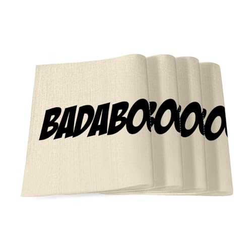 Set de table lin Badaboom bande dessinée grand format 40x28,5cm - 2