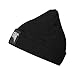 ONIAWO Beartooth Band Beanies Hat for Men Women-Warm Winter Hats Acrylic Knit Cuff Beanie Cap Daily Black, One Size