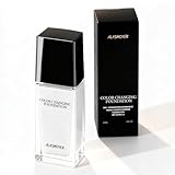 Color Changing Foundation, Color-Changing Foundation for Mature Skin, Coverage Hydrating, Hydrating Natural Coverage, Suitable for Light to Medium Skin Tones, 30ML