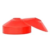 REEHUT Fussball Hütchen Markierungshütchen Agilität Markierungsteller Set Kunststoffhalter - Markierungskegel für Ballspiel, Radsport, Kinder, Sportler Dome Mini Trainingskegel