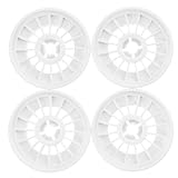 Homoyoyo 4 Stück Nähmaschinenzubehör Spulenstiftkappen aus Weißem Kunststoff Kompatibel mit Singer51113 456 Serie Leicht und Praktisch für Präzises Garnhalten Beim Nähen