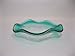 Variation Color 4.25" Wavy Replacement Glass Dish for Electric Oil Aromatherapy Burner/warmer (green)
