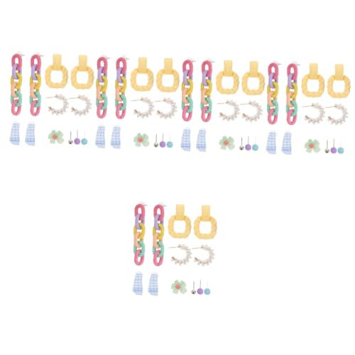 Boucles d'oreilles femme légères contre les lobes lourds avec maillons fins