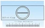 Micromètre de scène 0.01mm, lame de calibration de caméra de microscope