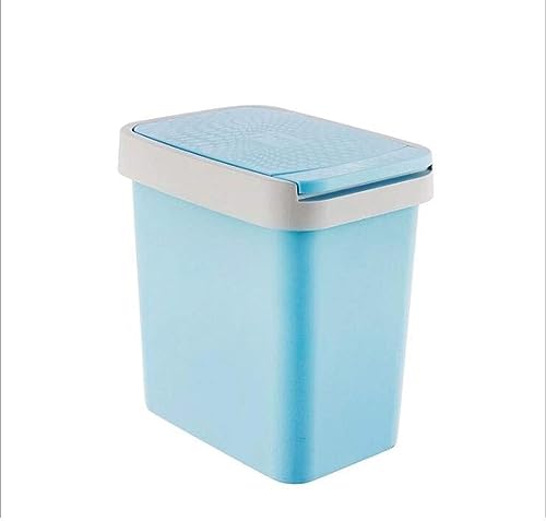 Poubelle extérieure et intérieure avec couvercle Small Size bleu - 2