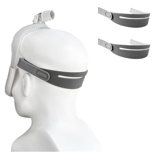 Image of 2 Packs Replacement Airfit N30i /P30i Headgear Airtouth N30i Mask Strap | Closed Edges Soft Durable Adjustable Design Enhanced Hook and Loop Tape Compatible with N30i /P30i Nasal Mask (Without Mask)