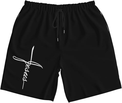 Jesus Christian Cross Mens Swim Trunks Quick Dry Board Shorts 7