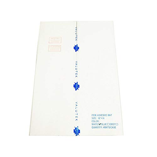 Valutek Sticky Mat For Cleanrooms, Adhesive Tacky Mat, Capture Dirt And Dust, Ideal For Hospital Labs Fabs Warehouse (4 Pads Of 30 Sheets) (36" X 45", Blue) #TOP5