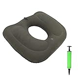 NAVESO Cojín Ortopédico para Sentarse, Plegable Cojín para Sentarse Inflable, Cojín Ortopédico para Coxis, Cojín Ortopédico Antiescaras, Adecuado para Sillas de Oficina, Sillas de Ruedas, Hemorroides