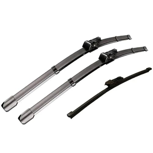 Essuie-glace compatible avec MG HS anti-trace balais avant arrière 24+17+10 pouces