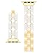 Anne Klein Fashion Bracelet for Apple Watch, Secure, Adjustable, Apple Watch Replacement Band, Fits Most Wrists