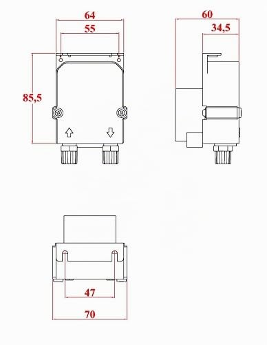 Bomba dosificadora peristáltica con caudal fijo para dosificación limpiadora modelo MP3-1,5 l/h 230 Vac, tubo de membrana santopreno