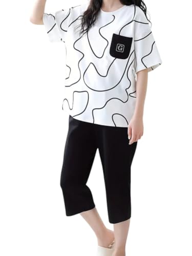 Louis Luxe Womens Korean Night Dress  Full Pyjama 