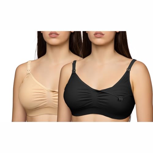 Image of NewMom Women's Lycra Non Padded Non-Wired Maternity Bra