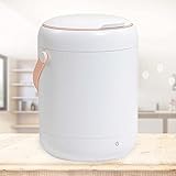 PanHuiWen Mini Lave Linge Pas Cher Machine a Laver Portable 2.8L Petite Machine à Laver Portable avec Fonction BactéRiostatique LumièRe Bleue,White