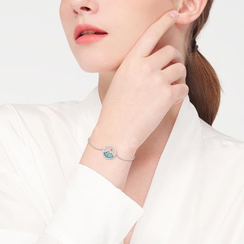 Image of ONEFINITY Shamrock /Mustard Seed /Cross /Witches Knot /Mountain Bracelets S925 Sterling Silver Faith Bracelet Christian Jewelry Gifts for Women Mom