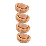 Mini ornement de maison: utilisez ce modèle de jouet miniature pour créer votre propre mini maison, montrez votre imagination et votre créativité, ornement de faux aliments en résine