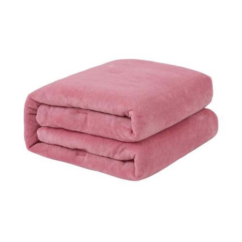 Coberdrom Edredom Londres Solteiro 170x240 Linda Casa Pele Carneiro Sherpa/Manta Soft (Rosê Claro)