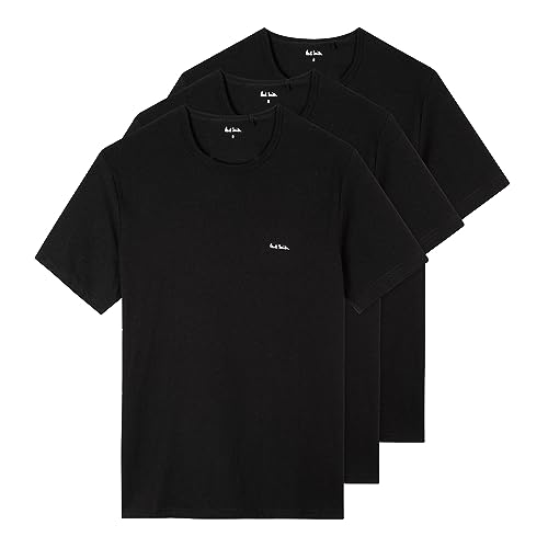 T-shirt Paul Smith Homme Noir Motif Abstrait – Coton Doux Coupe Régulière Taille L