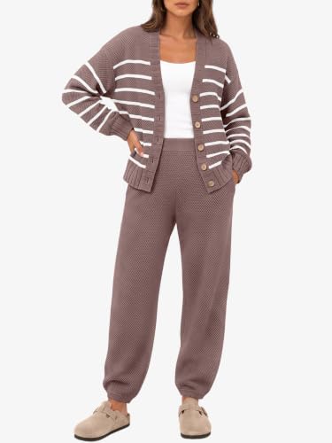 Image of LILLUSORY Women 2 Piece Sweater Matching Lounge Sets 2026 Fall Outfit