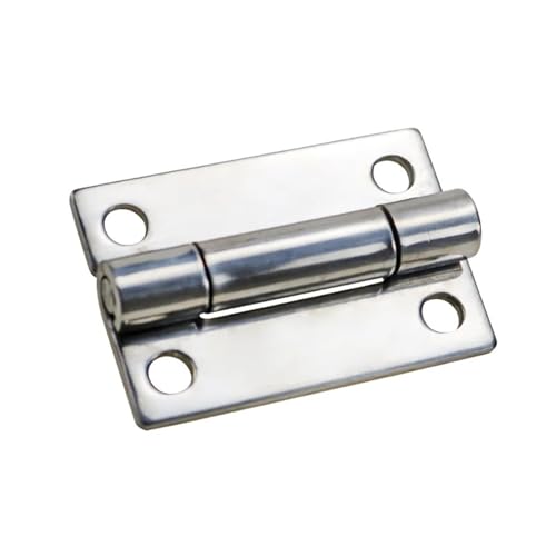 Charnière industrielle inox 304 pour montage sur profilé étroit