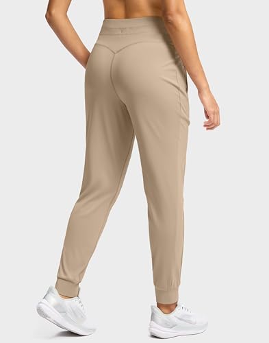 Image of Soothfeel Womens Joggers with Zipper Pockets High Waisted Sweatpants Athletic Leggings Pants for Workout Running Yoga