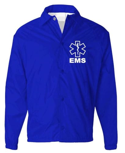 Service and First Responders EMS Coaches Jacket Event Staff Men’s and Women’s Cosplay Windbreaker4