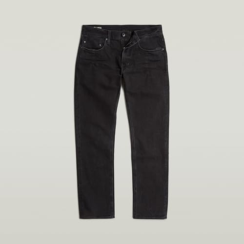 G-STAR Herren Mosa Straight Jeans, Schwarz (Worn in Black Obsidian D23692-B479-G756), 26W / 30L – Ansicht 4