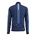 Swix Men's Breathable Windproof Lightweight All-Round Cross-Country Skiing Zippered Long Sleeve Softshell Dynamic Jacket, Lake Blue/Dark Navy, XX-Large