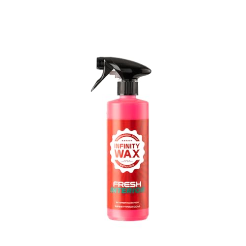 Infinity Wax Fresh Interior 500ml Anti-Bacterial Interior Cleaner for Car Seats Plastics Carpets & Trim High Strength Alkaline Formula Low Foam Fragrance-Free