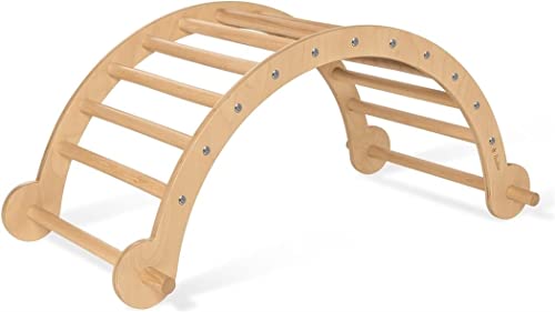 PINOLINO Kari Kletterbogen & Wippe, 2-in-1 Kinder Spielgerät, sicher &...