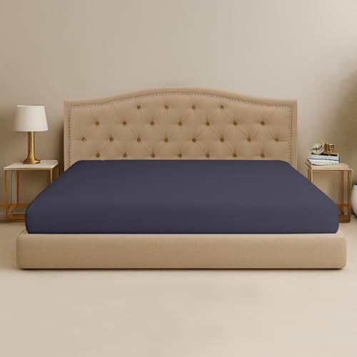 SGI Bedding 120″W × 80″L 1Pc Family King Fitted Sheet Only 100% Egyptian Cotton - 600 TC Fits 18