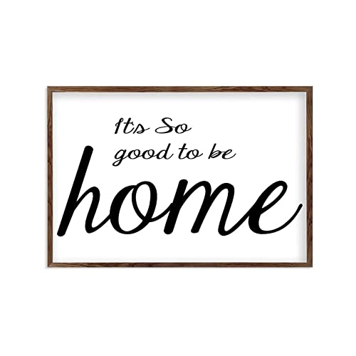 Panneau en bois citation It's So Good To Be décoration murale vintage 20x30 cm