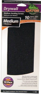 Ali Industries Gator 3323 Sanding Screen, Medium, 4-1/4 x 11-1/4 Inches (Pack of 10) - Quantity 1